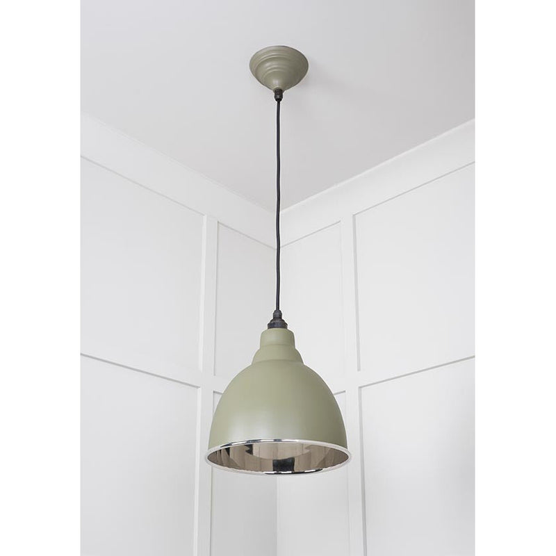 From The Anvil - Brindley Pendant in Tump - Smooth Nickel - 49504TU - Choice Handles