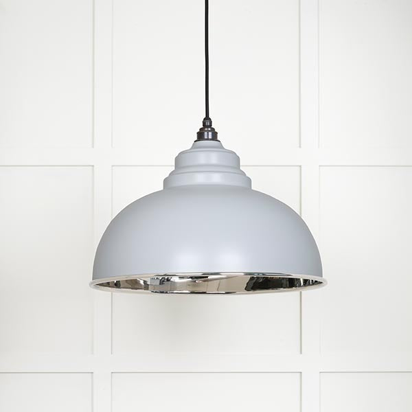 From The Anvil - Harborne Pendant in Birch - Smooth Nickel - 49505BI - Choice Handles