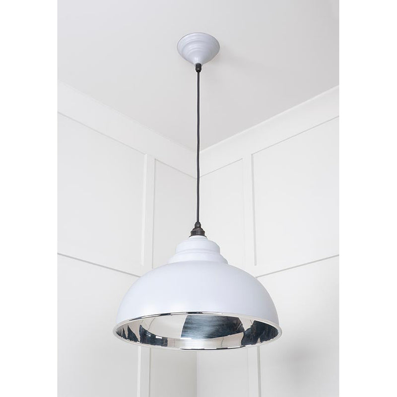 From The Anvil - Harborne Pendant in Birch - Smooth Nickel - 49505BI - Choice Handles