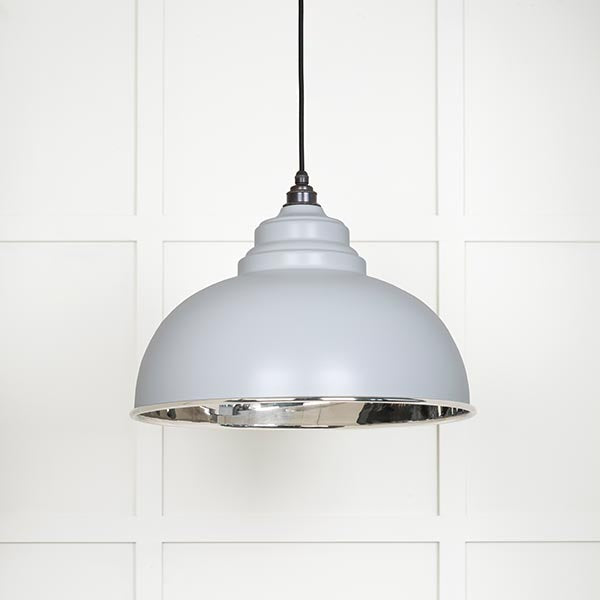 From The Anvil - Harborne Pendant in Birch - Smooth Nickel - 49505BI - Choice Handles