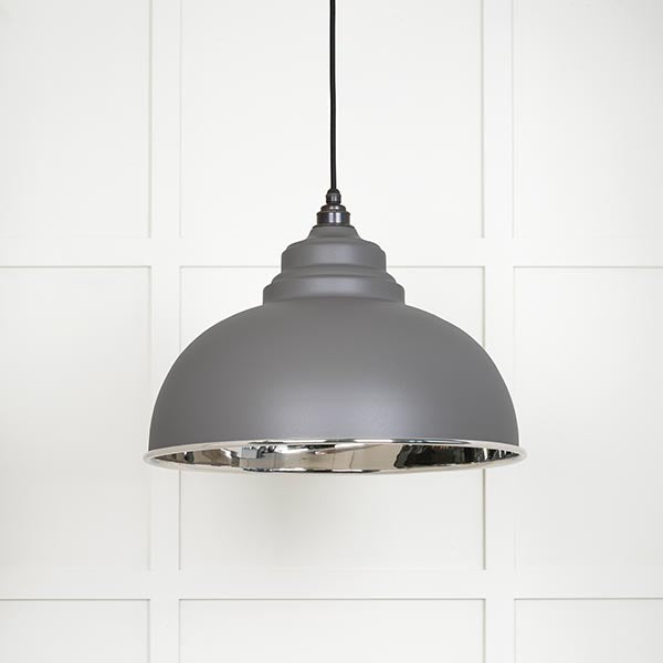 From The Anvil - Harborne Pendant in Bluff - Smooth Nickel - 49505BL - Choice Handles