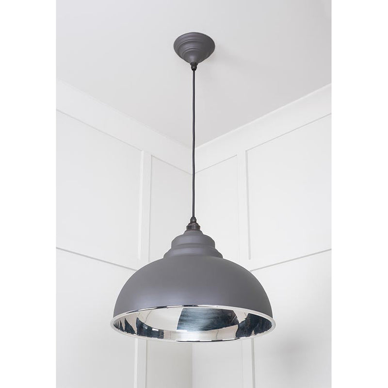 From The Anvil - Harborne Pendant in Bluff - Smooth Nickel - 49505BL - Choice Handles