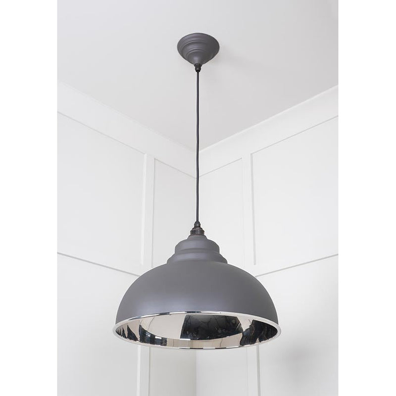 From The Anvil - Harborne Pendant in Bluff - Smooth Nickel - 49505BL - Choice Handles