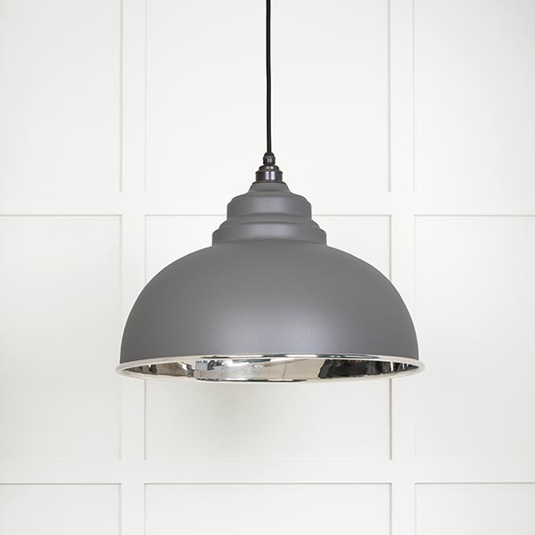 From The Anvil - Harborne Pendant in Bluff - Smooth Nickel - 49505BL - Choice Handles