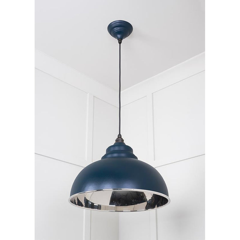 From The Anvil - Harborne Pendant in Dusk - Smooth Nickel - 49505DU - Choice Handles