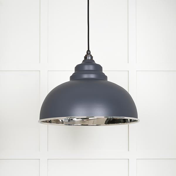 From The Anvil - Harborne Pendant in Slate - Smooth Nickel - 49505SL - Choice Handles