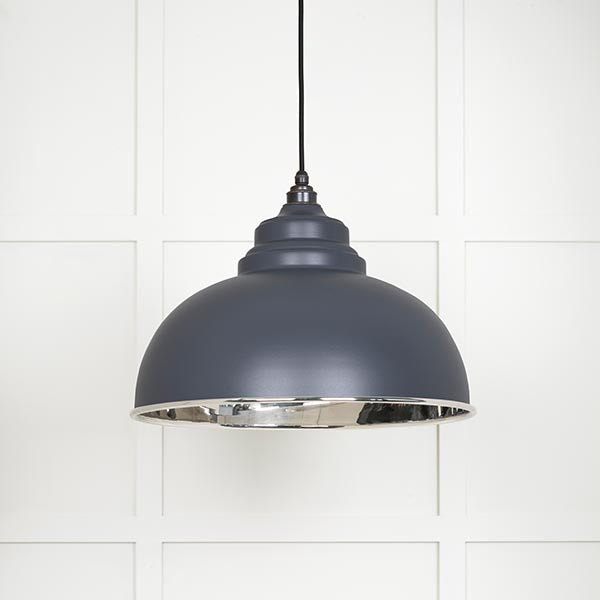 From The Anvil - Harborne Pendant in Slate - Smooth Nickel - 49505SL - Choice Handles