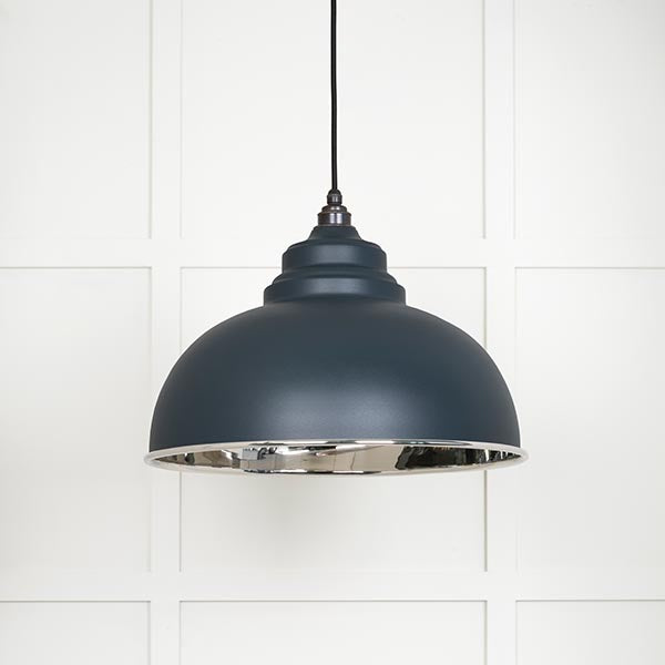 From The Anvil - Harborne Pendant in Soot - Smooth Nickel - 49505SO - Choice Handles