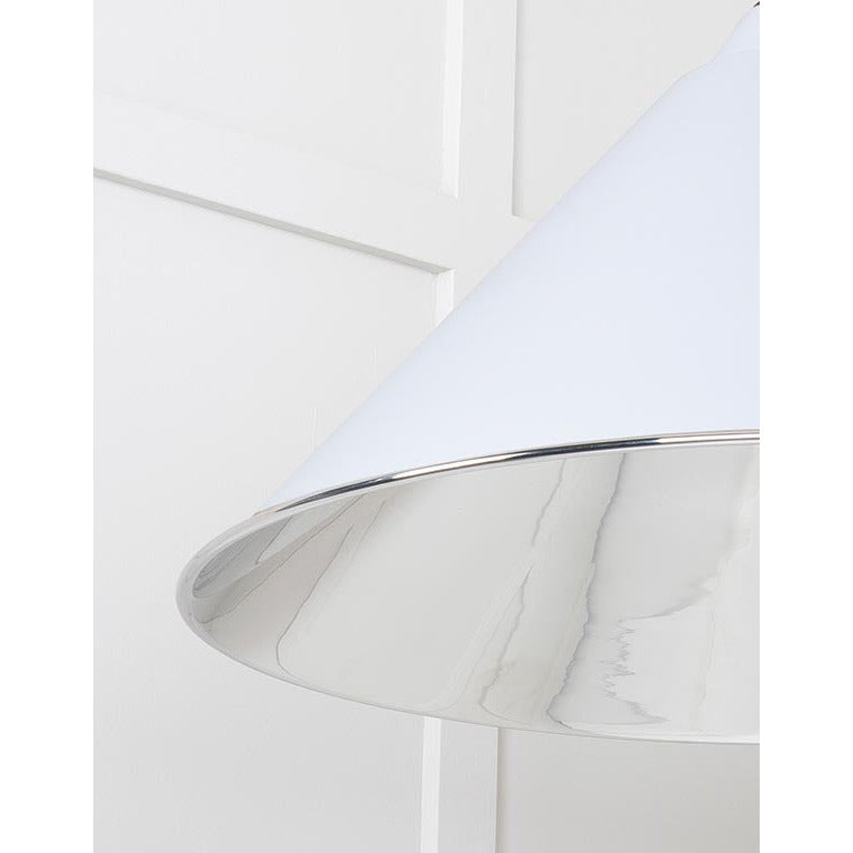 From The Anvil - Hockley Pendant in Birch - Smooth Nickel - 49506BI - Choice Handles