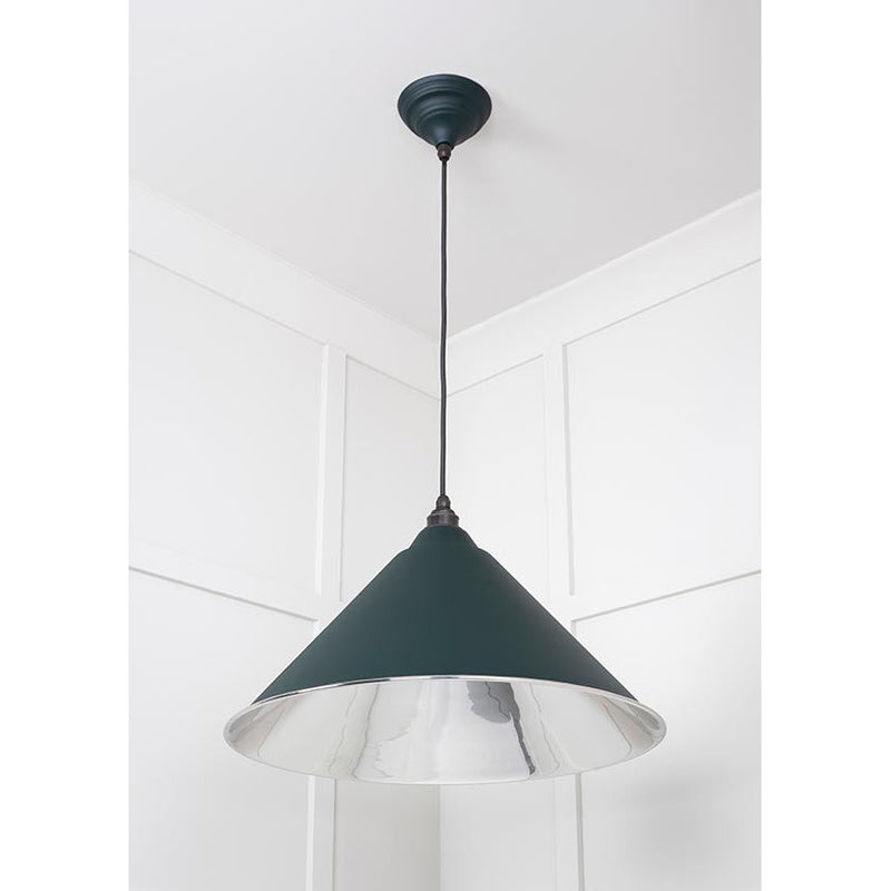 From The Anvil - Hockley Pendant in Dingle - Smooth Nickel - 49506DI - Choice Handles