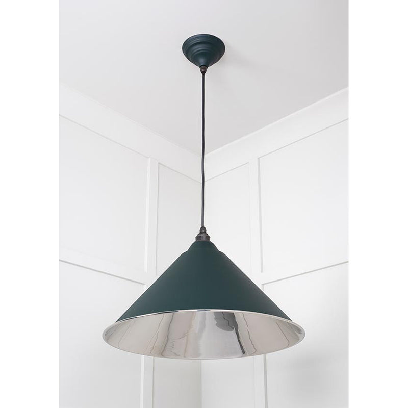 From The Anvil - Hockley Pendant in Dingle - Smooth Nickel - 49506DI - Choice Handles