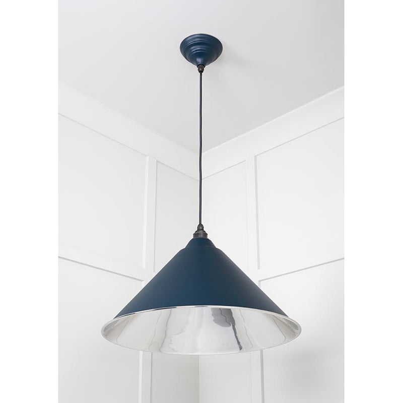 From The Anvil - Hockley Pendant in Dusk - Smooth Nickel - 49506DU - Choice Handles