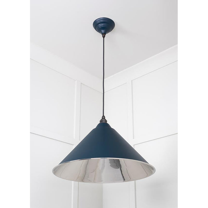 From The Anvil - Hockley Pendant in Dusk - Smooth Nickel - 49506DU - Choice Handles