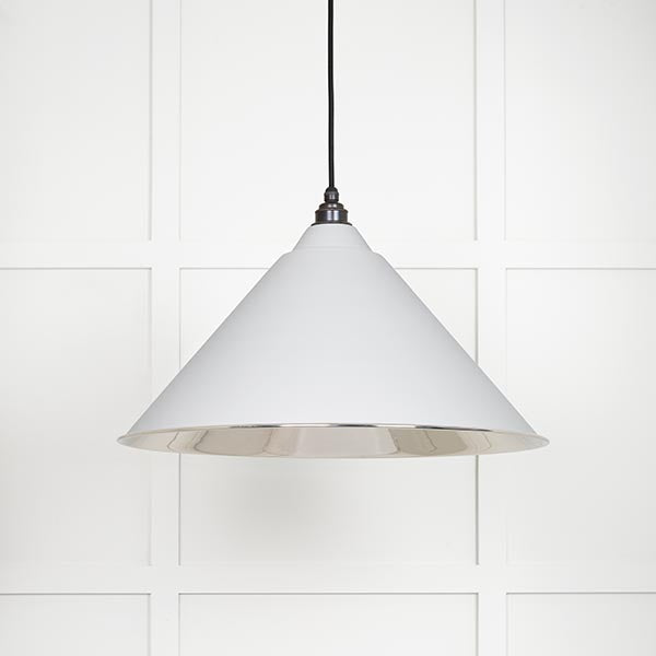 From The Anvil - Hockley Pendant in Flock - Smooth Nickel - 49506F - Choice Handles