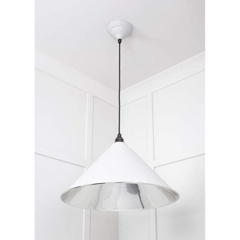 From The Anvil - Hockley Pendant in Flock - Smooth Nickel - 49506F - Choice Handles