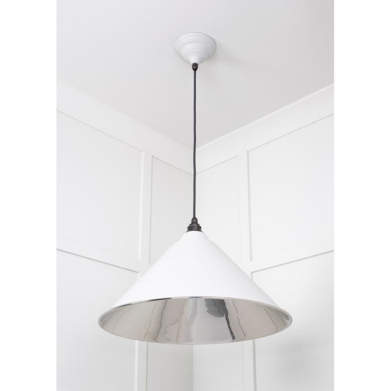 From The Anvil - Hockley Pendant in Flock - Smooth Nickel - 49506F - Choice Handles