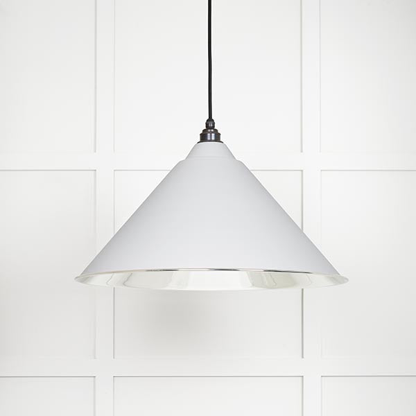 From The Anvil - Hockley Pendant in Flock - Smooth Nickel - 49506F - Choice Handles