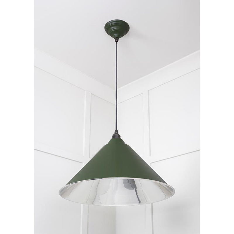 From The Anvil - Hockley Pendant in Heath - Smooth Nickel - 49506H - Choice Handles