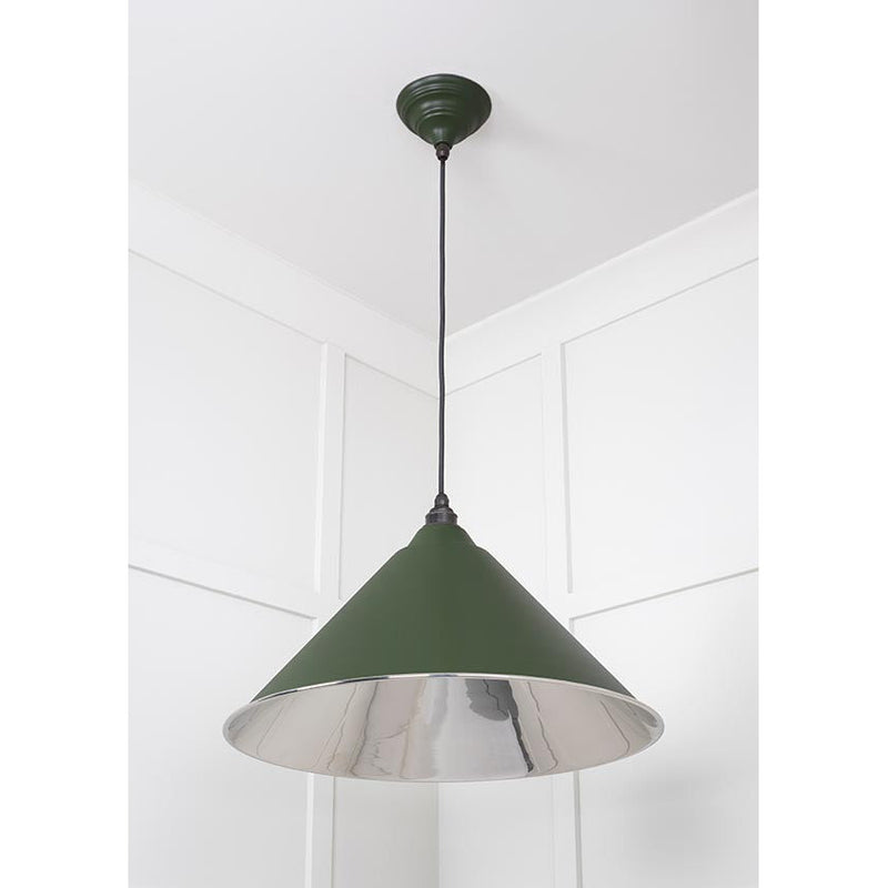 From The Anvil - Hockley Pendant in Heath - Smooth Nickel - 49506H - Choice Handles