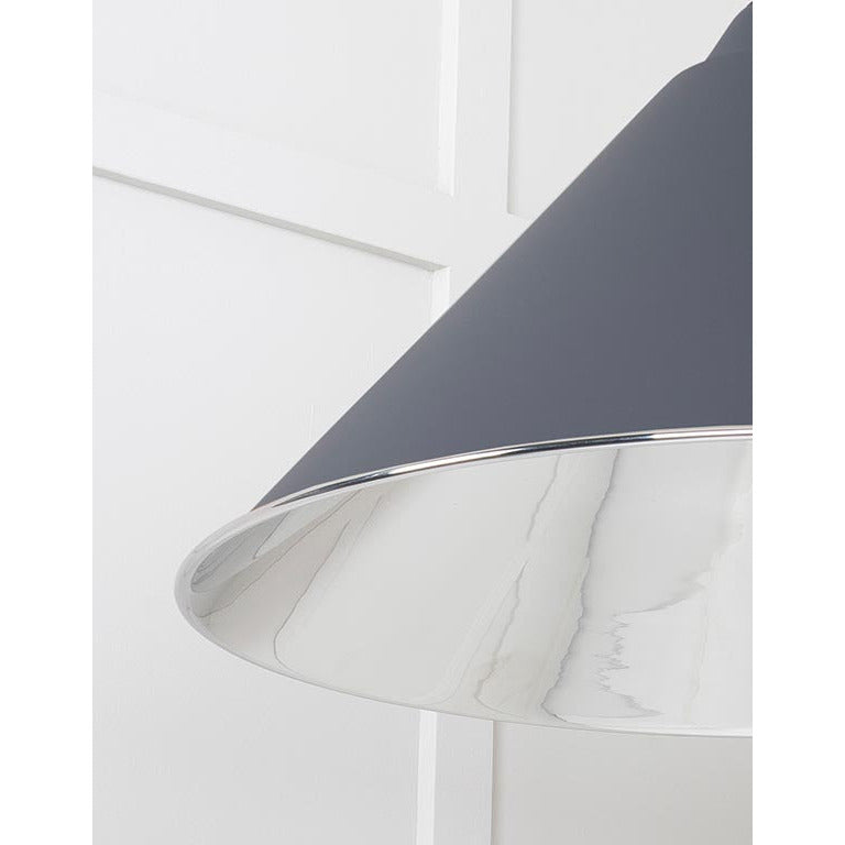 From The Anvil - Hockley Pendant in Slate - Smooth Nickel - 49506SL - Choice Handles