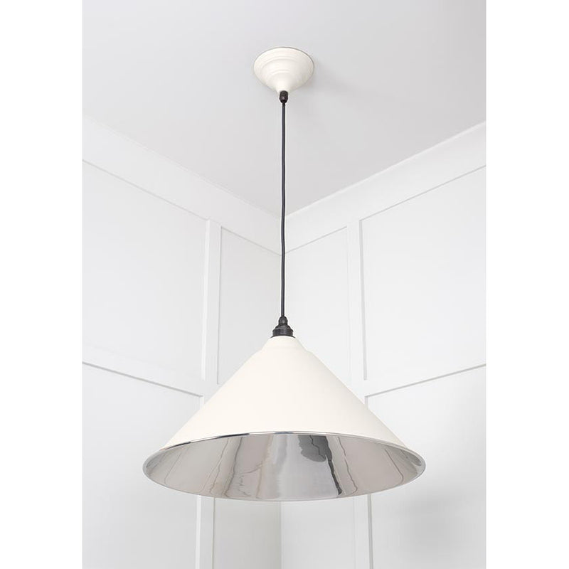 From The Anvil - Hockley Pendant in Teasel - Smooth Nickel - 49506TE - Choice Handles