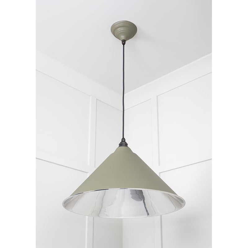 From The Anvil - Hockley Pendant in Tump - Smooth Nickel - 49506TU - Choice Handles