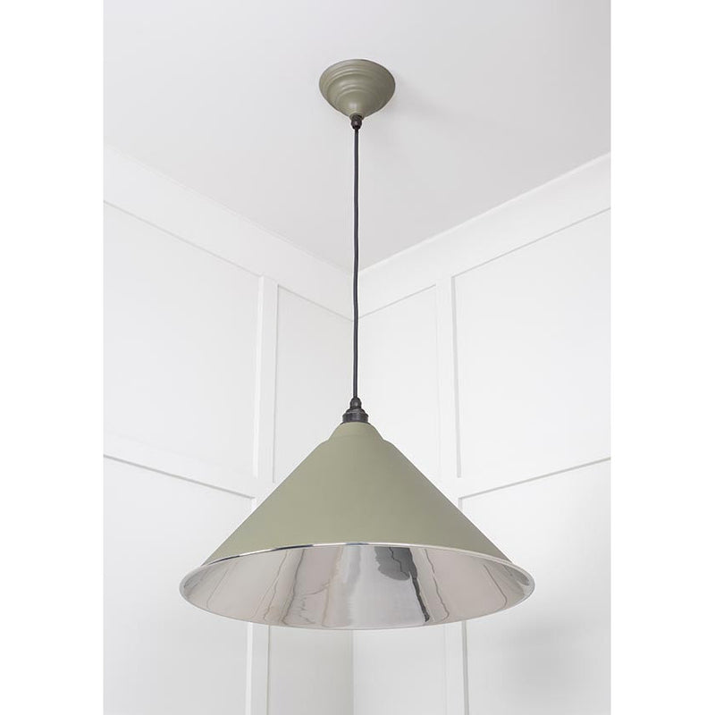 From The Anvil - Hockley Pendant in Tump - Smooth Nickel - 49506TU - Choice Handles