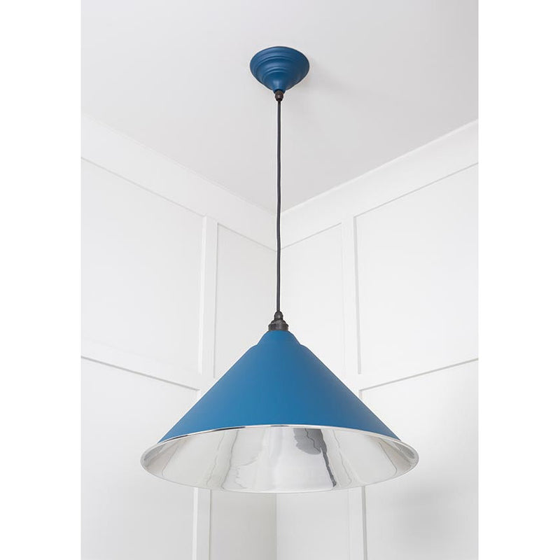 From The Anvil - Hockley Pendant in Upstream - Smooth Nickel - 49506U - Choice Handles