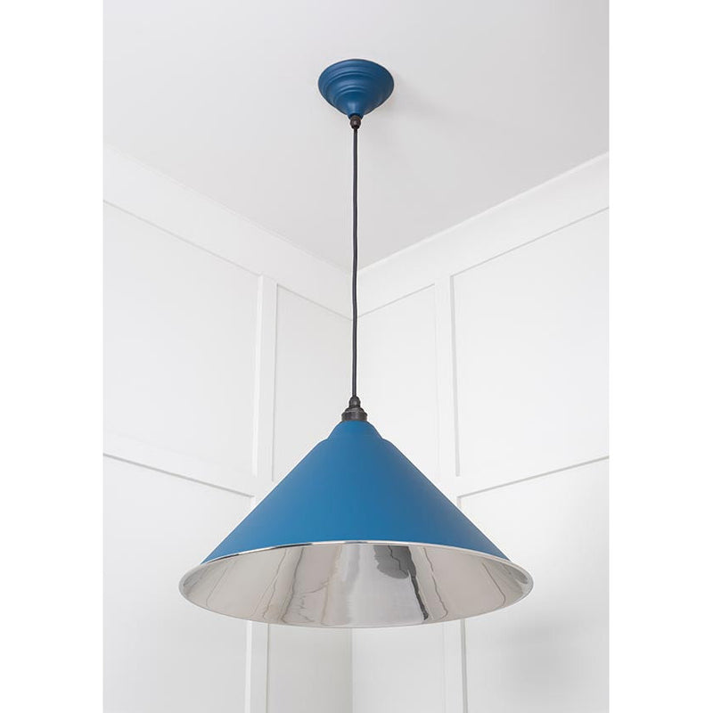 From The Anvil - Hockley Pendant in Upstream - Smooth Nickel - 49506U - Choice Handles