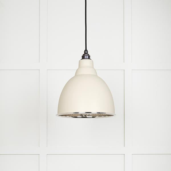 From The Anvil - Brindley Pendant in Teasel - Hammered Nickel - 49511TE - Choice Handles