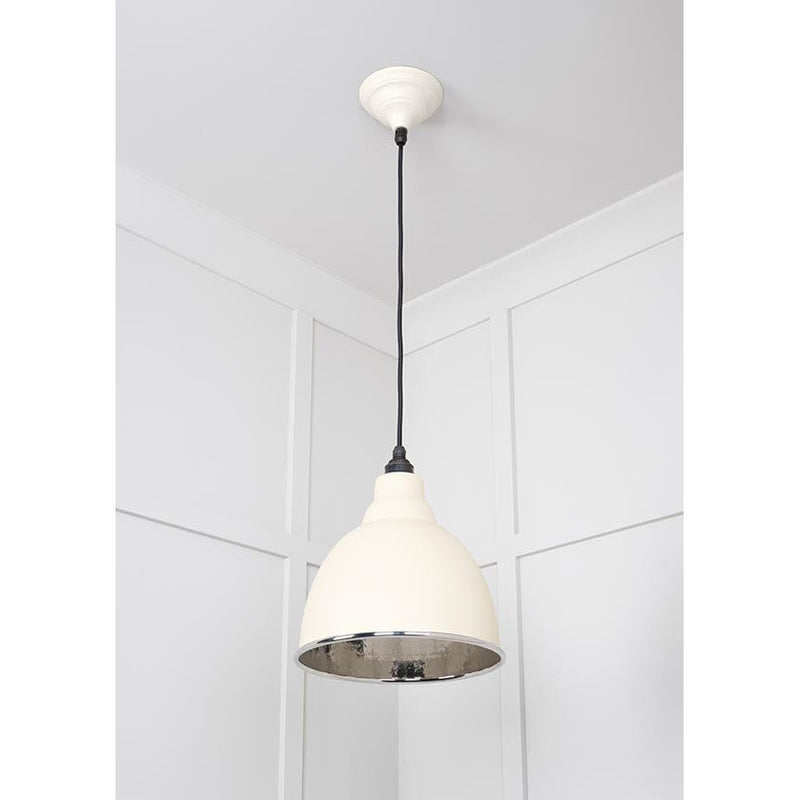 From The Anvil - Brindley Pendant in Teasel - Hammered Nickel - 49511TE - Choice Handles