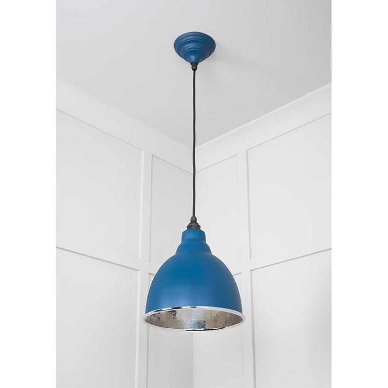 From The Anvil - Brindley Pendant in Upstream - Hammered Nickel - 49511U - Choice Handles