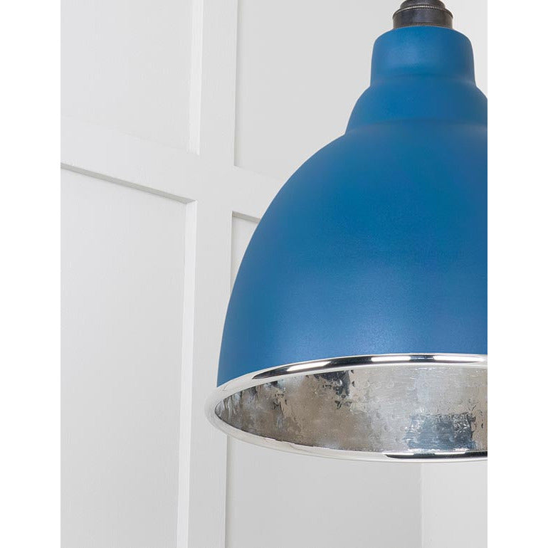 From The Anvil - Brindley Pendant in Upstream - Hammered Nickel - 49511U - Choice Handles