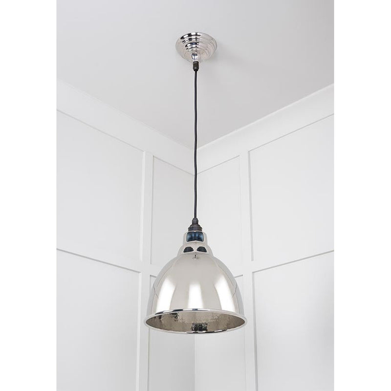 From The Anvil - Brindley Pendant - Hammered Nickel - 49511 - Choice Handles