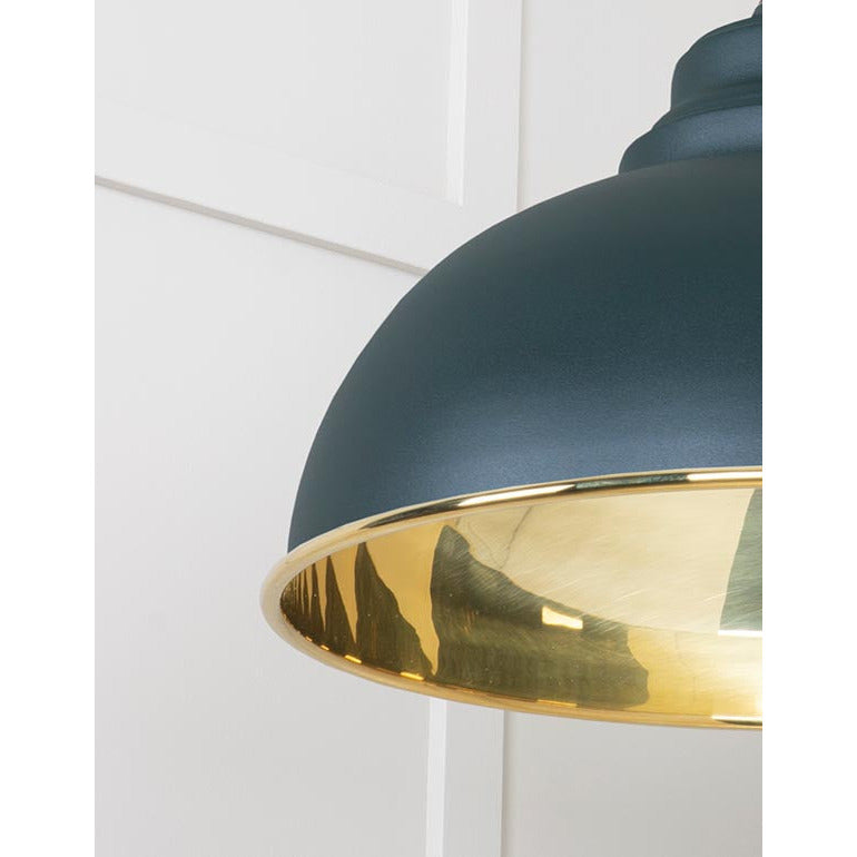 From The Anvil - Harborne Pendant in Dingle - Smooth Brass - 49522DI - Choice Handles