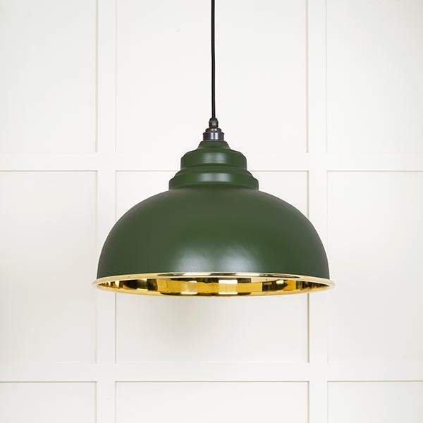 From The Anvil - Harborne Pendant in Heath - Smooth Brass - 49522H - Choice Handles