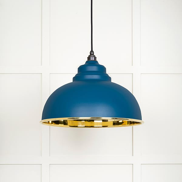 From The Anvil - Harborne Pendant in Upstream - Smooth Brass - 49522U - Choice Handles