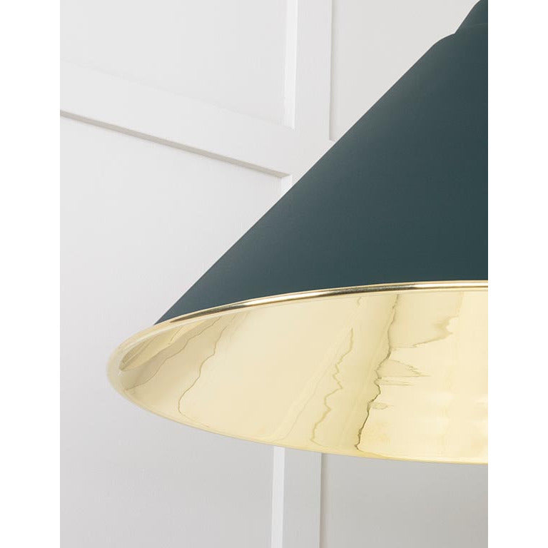 From The Anvil - Hockley Pendant in Dingle - Smooth Brass - 49524DI - Choice Handles