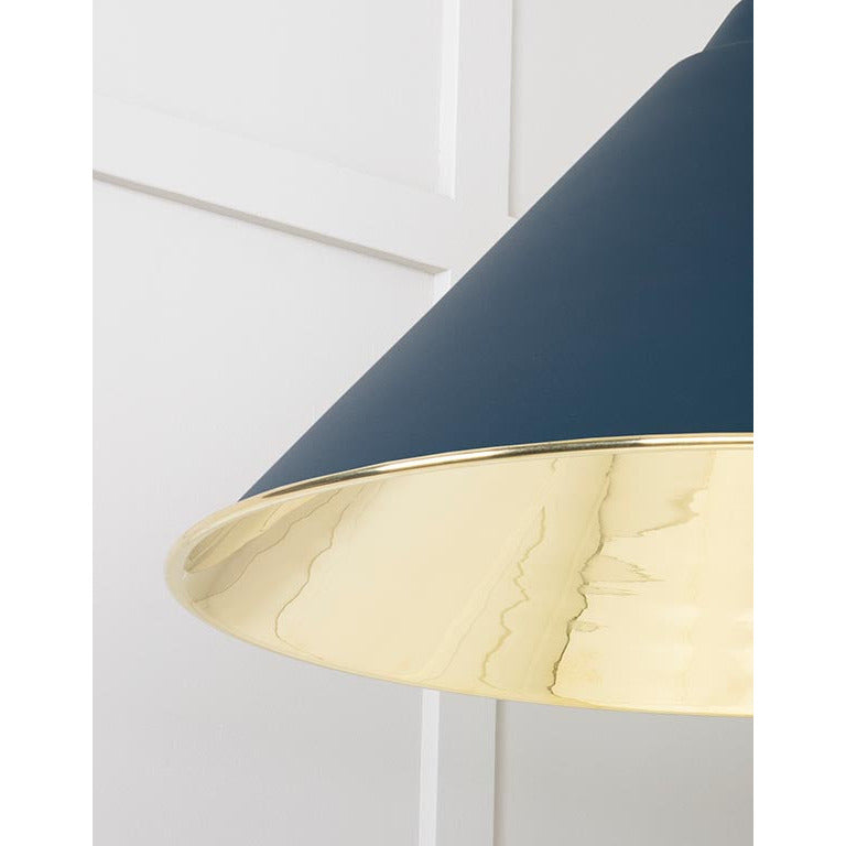 From The Anvil - Hockley Pendant in Dusk - Smooth Brass - 49524DU - Choice Handles