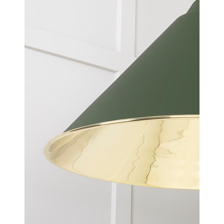 From The Anvil - Hockley Pendant in Heath - Smooth Brass - 49524H - Choice Handles