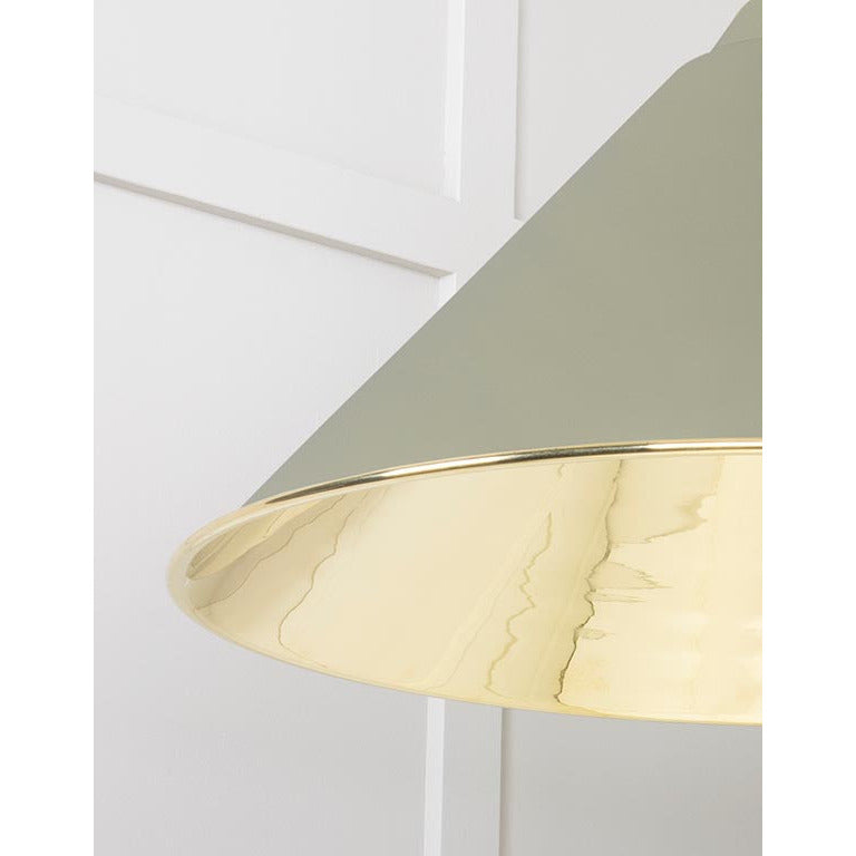 From The Anvil - Hockley Pendant in Tump - Smooth Brass - 49524TU - Choice Handles