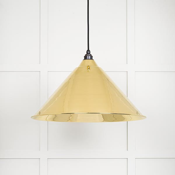 From The Anvil - Hockley Pendant - Smooth Brass - 49524 - Choice Handles