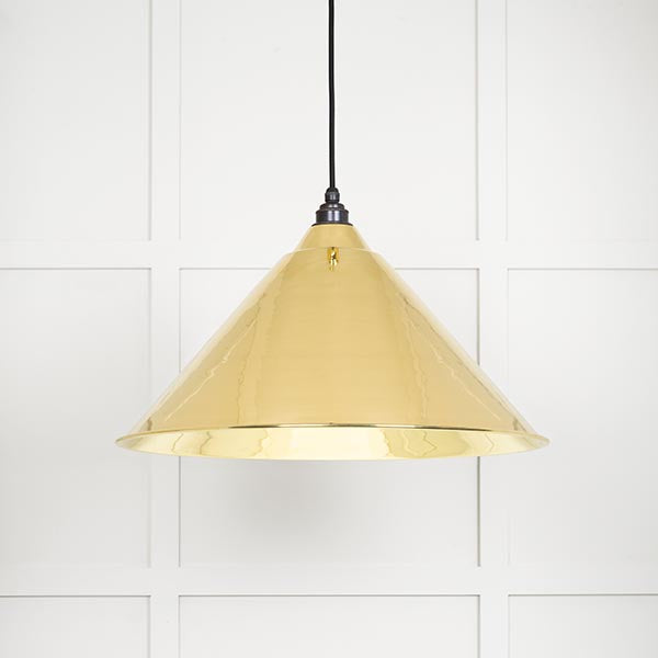 From The Anvil - Hockley Pendant - Smooth Brass - 49524 - Choice Handles