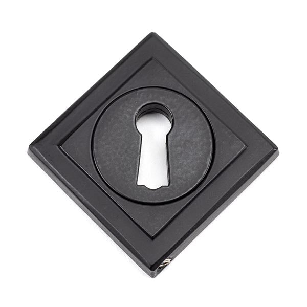 From The Anvil - Round Escutcheon (Square) - Matt Black - 49539 - Choice Handles