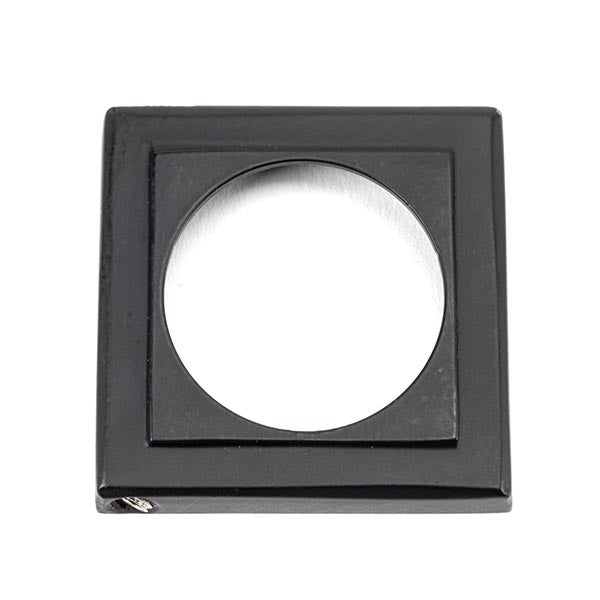 From The Anvil - Round Escutcheon (Square) - Matt Black - 49539 - Choice Handles