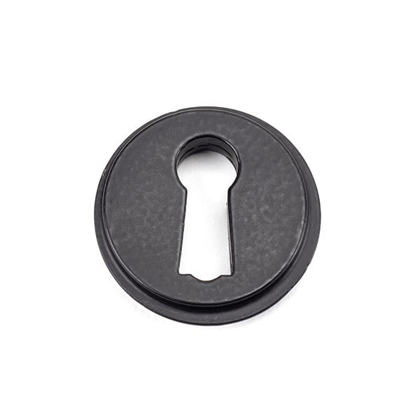 From The Anvil - Round Escutcheon (Square) - Matt Black - 49539 - Choice Handles