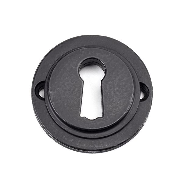 From The Anvil - Round Escutcheon (Square) - Matt Black - 49539 - Choice Handles