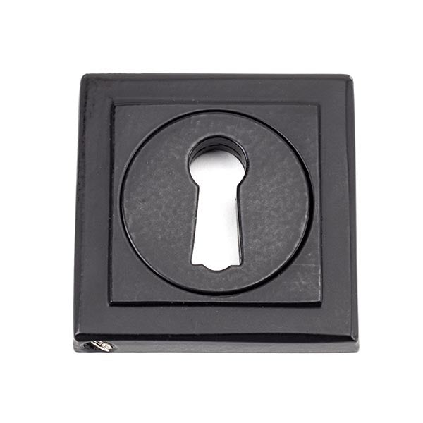 From The Anvil - Round Escutcheon (Square) - Matt Black - 49539 - Choice Handles