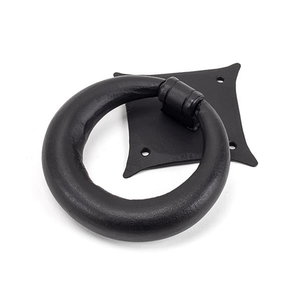 From The Anvil - Ring Door Knocker - Matt Black - 49594 - Choice Handles