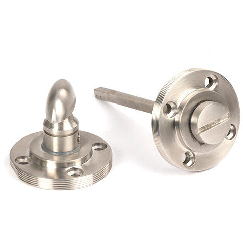 From The Anvil - Round Thumbturn Set (Beehive) - Satin Marine SS (316) - 49858 - Choice Handles